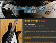 Tablet Screenshot of johnlennon325guitar.com